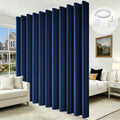 Blackout Room Divider Curtain with Ceiling Track Set - Privacy & Noise Reduction