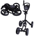 MacGregor Response Deluxe 4 Wheel Golf Cart - Black/Silver Aluminum Frame