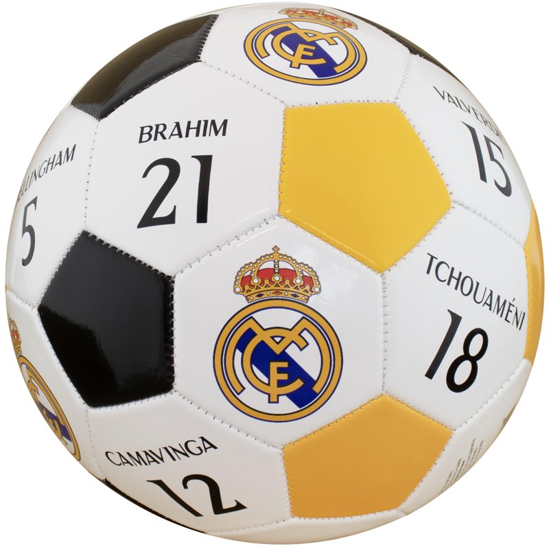 Real Madrid 2024 UEFA Champions League Collectible Soccer Ball - Player Name and Number Included
