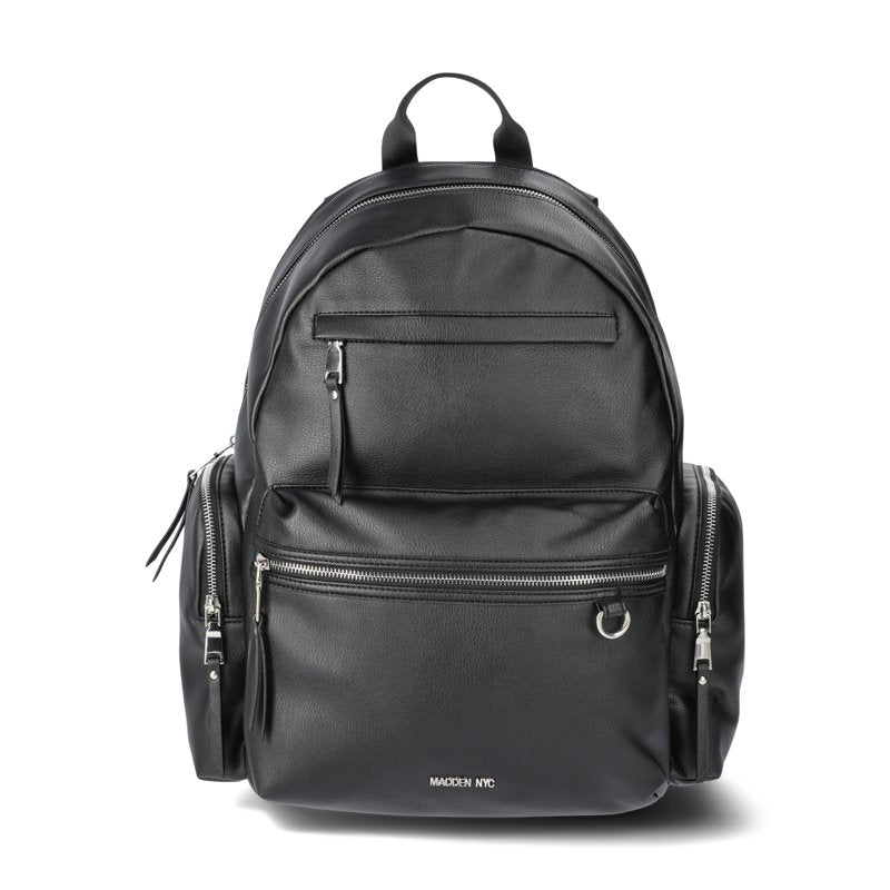 Women’s Dome Laptop Backpack with Front Pockets and Removable Pouch - Black