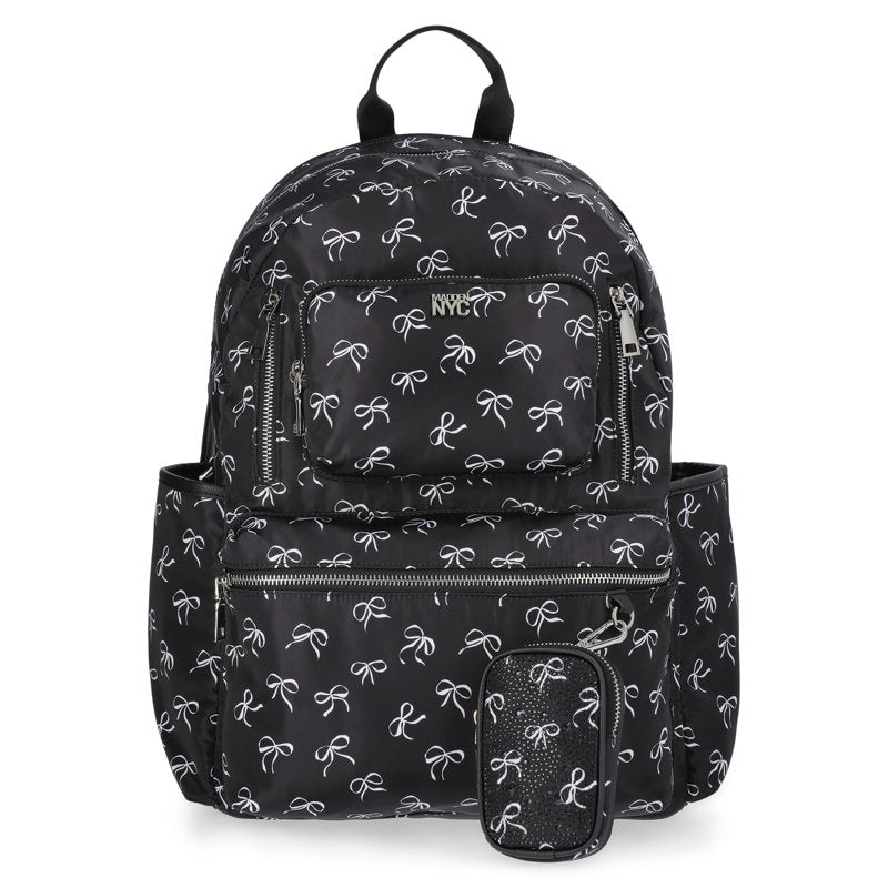 Women's Dome Backpack with Front Pockets & Removable Pouch - 18.5 Inch