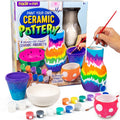Paint Your Own Ceramic Pottery Art Kit - Includes 4 Projects & Bright Colors