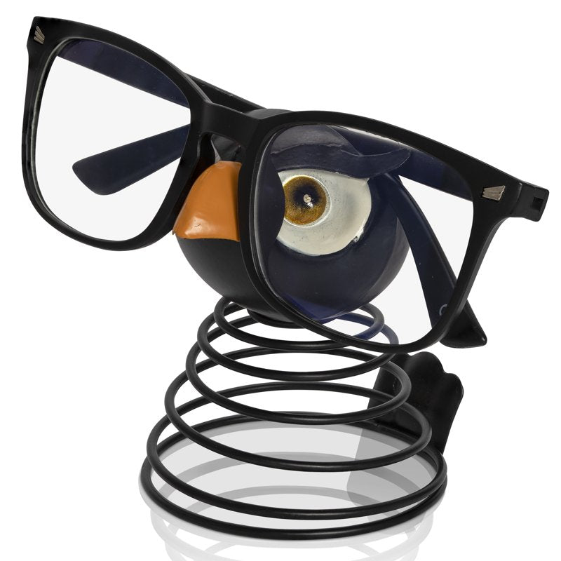 Owl Design Eyeglasses Holder Stand - Fun Space-Saving Spectacle Display