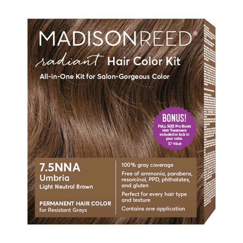 Permanent Hair Color Kit with Bonus Pro Boost - Multiple Shades, Ammonia-Free