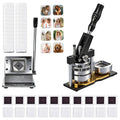 Square Fridge Magnet Maker Machine 2x2 inches with Paper Cutter & Supplies