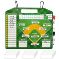 Magnetic Baseball Lineup Board with 30 Cards Dugout Coaching Display