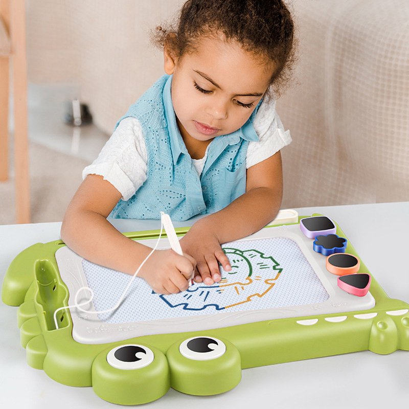 Large Magnetic Drawing Board for Kids - Toddler Doodle & Sketch Pad, Educational Art Toy for Ages 3-7