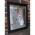 Magnetic Dry Erase Memo Board 14x18 Inches with Rustic Black Frame