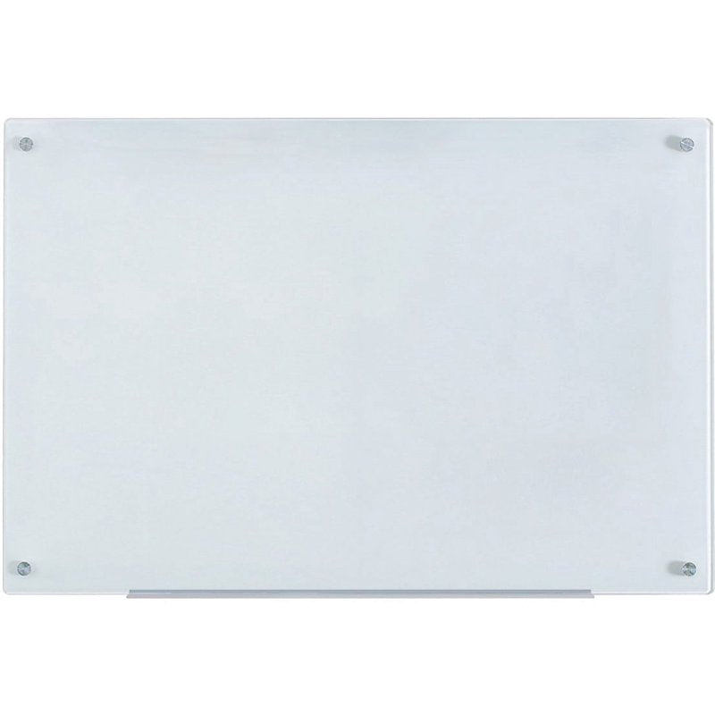 Magnetic Glass Dry-Erase Whiteboard Set - Multiple Sizes, Includes Magnets & Tray