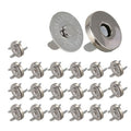 Magnetic Purse Clasps Snaps Buttons - Alloy Round Closure for Handbags & Wallets - Pack of 20