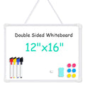 Magnetic Whiteboard Dry Erase Board 16x12 Inch Wall Sign for Office Home Classroom