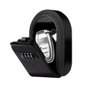 Magnetic Key Lock Box with 4-Digit Combination for Indoor & Outdoor Security