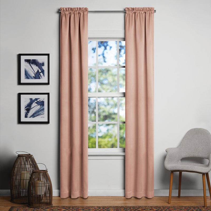 Blackout Curtain Panel Pair - Room Darkening Window Treatments, 2 Panels