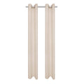 Blackout Grommet Curtain Panel Pair - 30x63 Inches - Room Darkening