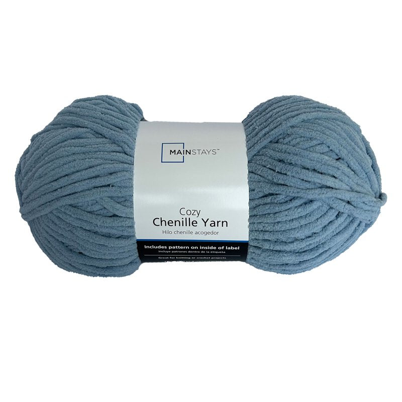 Super Bulky Chenille Yarn 220 Yards - Soft for Knitting & Crocheting