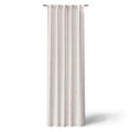 Kids Blackout Sheer Overlay Curtain Panel with Scallop Stripe - 38x84 in