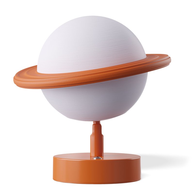 Kids Adjustable Planet LED Night Light Lamp - Rechargeable, Dimmable & Color Temperature