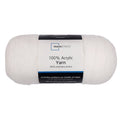 Medium Acrylic Yarn for Knitting and Crochet - 14 oz, 798 yd, White