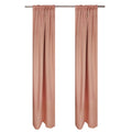 Blackout Curtain Panel Pair - Rod Pocket & Back Tabs, 84 Inch Length