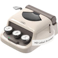 Portable Bluetooth Thermal Label Maker with Tape - White & Red Variants