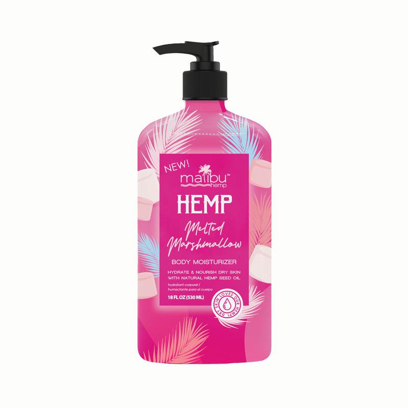 Hemp Moisturizer with Marshmallow Scent - Hydrating Body Lotion 18oz