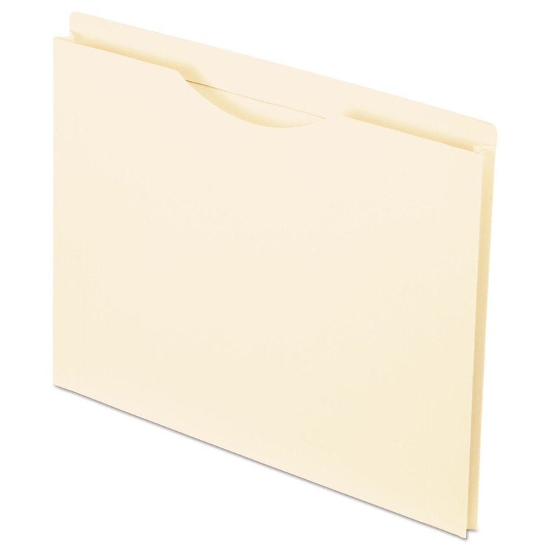 1-Inch Expansion Manila File Jackets - Reinforced Top-Tab Letter Size, Pack of 50