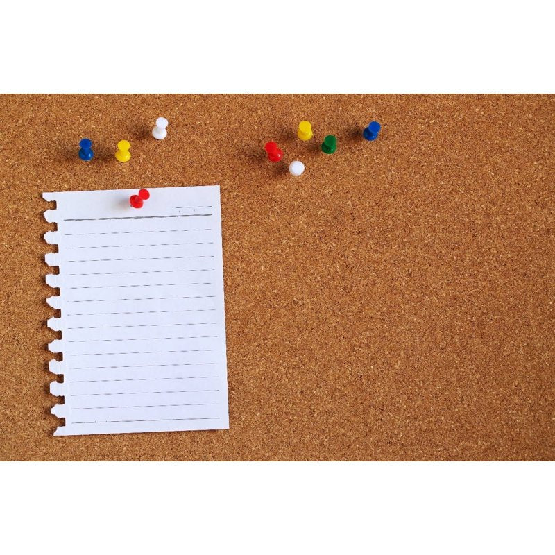 Premium Cork Sheet Bulletin Board for Wall Display - 24x36 Inches