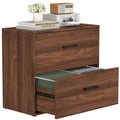 Wooden 2-Drawer Lateral File Cabinet for Office & Home Storage