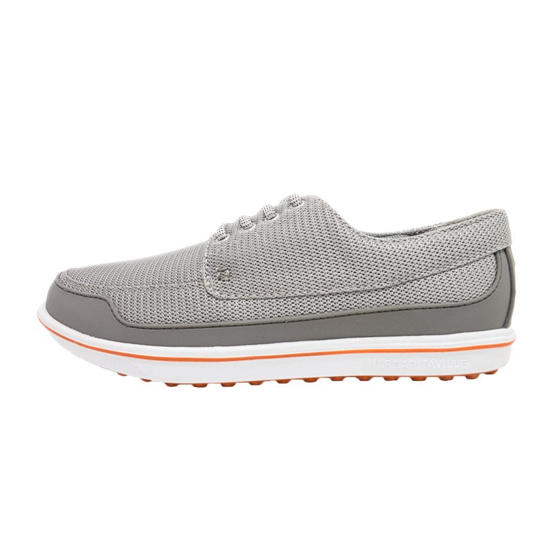 Gimmie Golf Shoes for Men Grey/Orange - Margaritaville Variation: Grey/Orange, 13