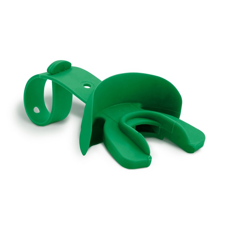 Youth Doubleguard Mouthguard for Football - Breathable & Safe, Kelly Green