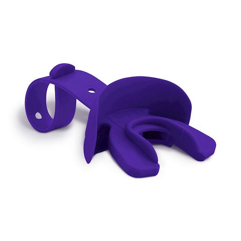 Youth Doubleguard Mouthguard for Football - Safe for Braces, Purple