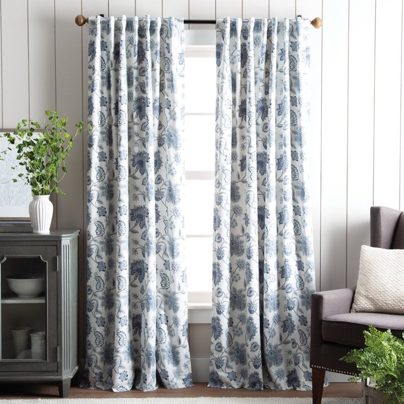 Blackout Curtain Panel Pair - Indigo, Lined, 50x95 Inches, Indoor Window Treatment