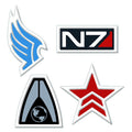 Mass Effect N7 Logo Embroidered Patch - Military Style Badge