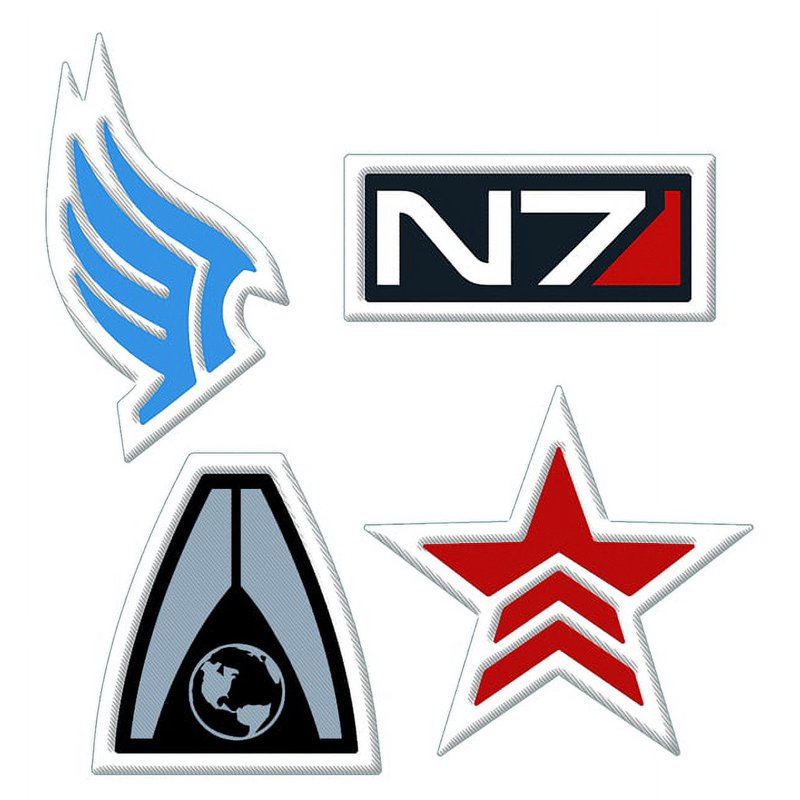 Mass Effect N7 Logo Embroidered Patch - Military Style Badge