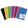 Mead 1 Subject Spiral Notebook Pack of 6 Wide Ruled, Durable 70 Sheets