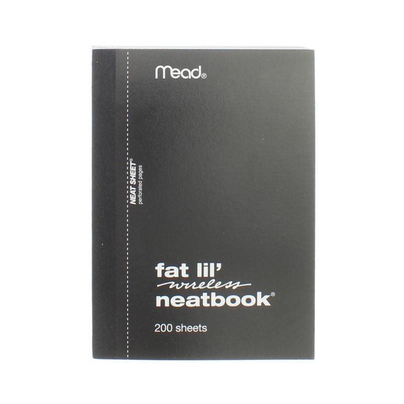 College Ruled Notebook - Fat Lil' Neatbook, 200 Sheets, 4x5.5 Inches
