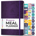Weekly Meal Planner Journal with Grocery Lists & Trackers - Undated, 1 Year