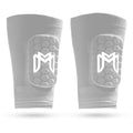 MediCaptain Mini Soccer Shin Guard Sleeves with Built-In EVA Pads, Gray - 1 Pair
