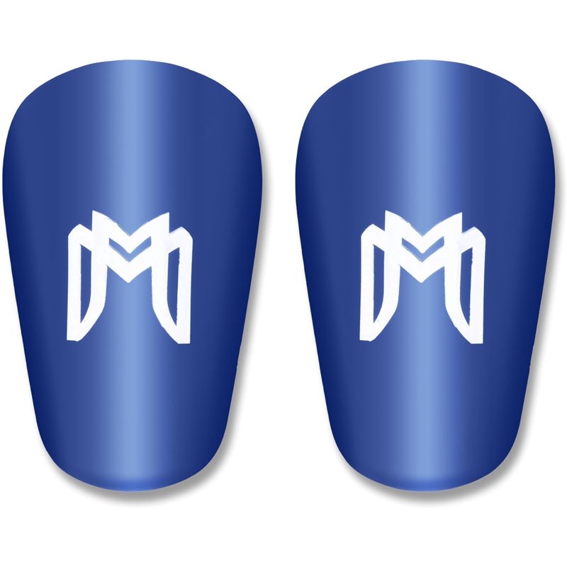 Mini Shin Guards for Soccer - MediCaptain MiniGuards 3.9 x 2.4 in (Blue) - Unisex Youth & Adult