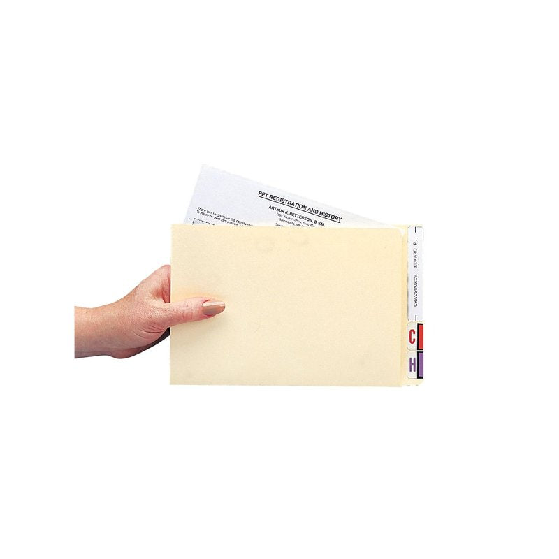 Manila Compact File Pocket with Top Tab - 100 Pack