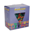 Assorted Plastic Clips 1 Inch - Heavy Duty Office & Home Organization - 500 Pack