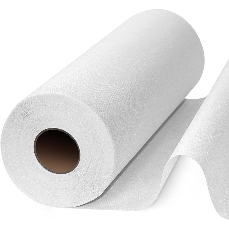 Medium Weight White Fusible Interfacing Roll 11.6 x 30 Yards for Sewing & Crafts