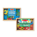 Magnetic Letters and Numbers Set for Kids - 89 Wooden Magnets Educational Toy