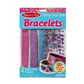 Kids Reversible Bracelet Craft Kit with 100+ Sparkle Stickers - Melissa & Doug