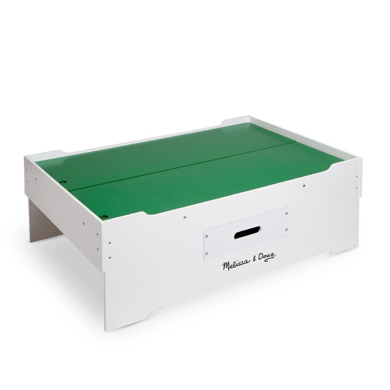 Kids Storage Multi Activity Play Table - Wooden Train & Craft Table