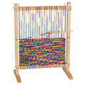 Wooden Weaving Loom for Kids - Large Frame with Yarn & Accessories