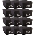 Memory Storage Boxes for Photos, Keepsakes, DVDs & CDs - Bulk 12 Pack