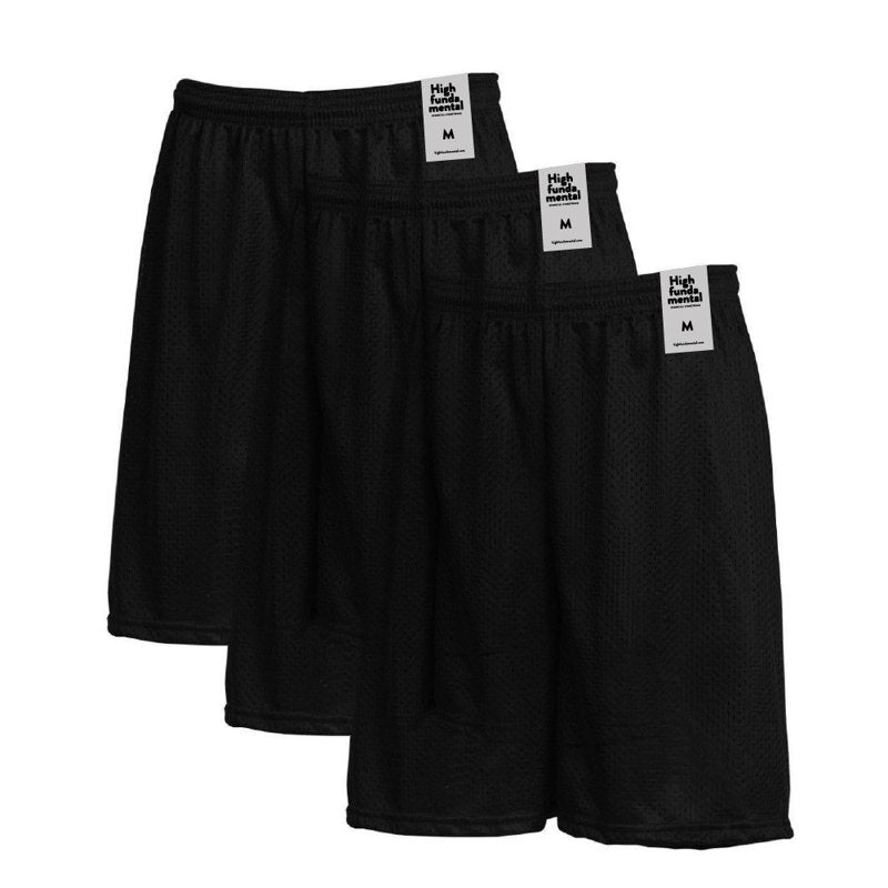 Men's Lightweight Mesh Athletic Shorts with Drawstring & Pockets - Gym & Sportswear