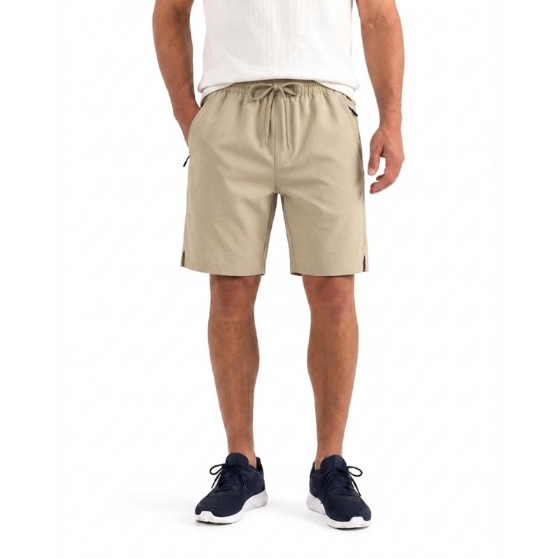Men's Athletic Shorts with Zipper Pockets - Lightweight Stretch Workout Gear