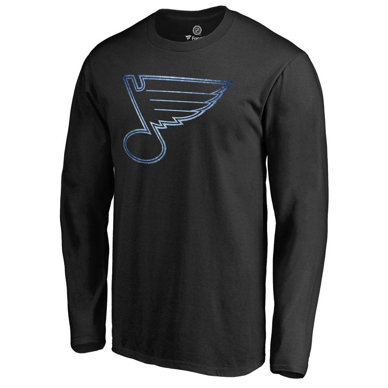 Men's Black St. Louis Blues Hockey Long Sleeve T-Shirt - Team Spirit